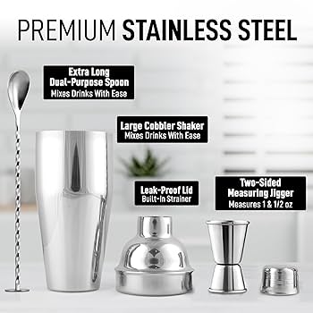 Amazon.com: Zulay Kitchen 24oz Stainless Steel Cocktail